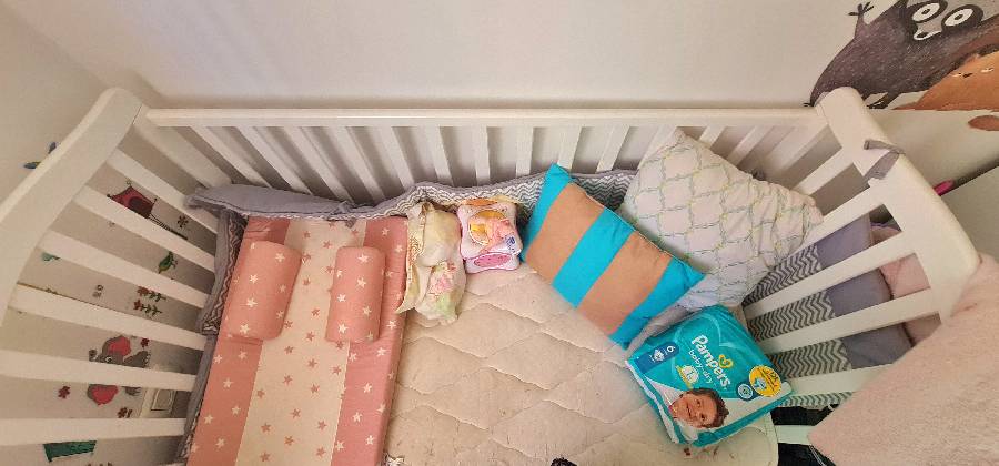 baby-crib-سرير-بيبي-ابيض